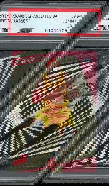 LeBron James 2016/17 Panini Revolution #46 PSA 9 MINT Cavaliers Heat Lakers!!