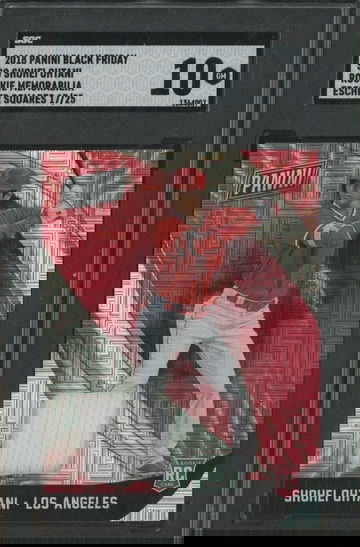 2018 Panini Black Friday Escher Squares Shohei Ohtani RC Jersey /25 SGC 10