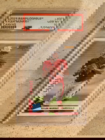 2019 Donruss Kyler Murray Canvas PSA 10