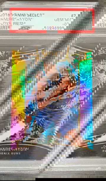 2018 panini select Deandre Ayton Tie-Dye /25 PSA 10