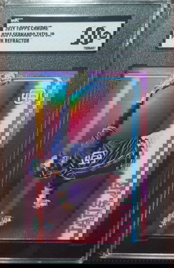 2019 Topps Chrome Fernando Tatis Jr. #203 Pink Refractor SGC 10