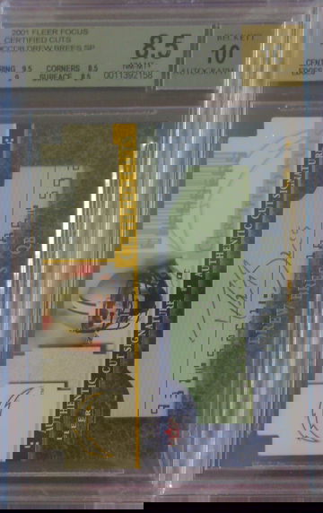 2001 Fleer Focus Certified Cuts Autograph Drew Brees #CCDB