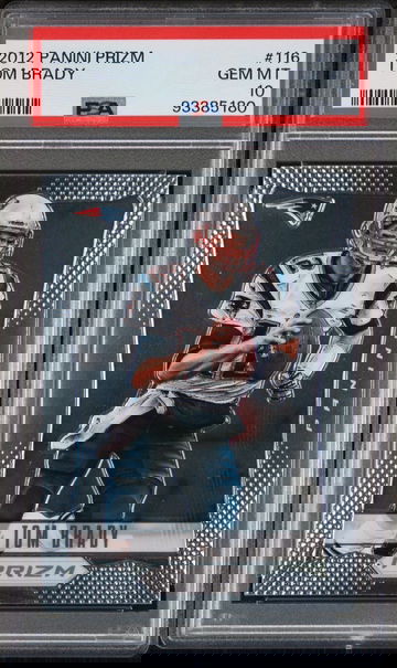 2012 Panini Prizm Tom Brady PSA 10 New England Patriots FIRST PRIZM CARD 🎆
