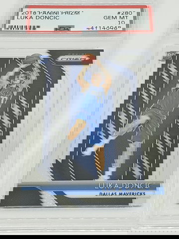2018-19 Prizm Luka Doncic PSA 10 RC Rookie Card 