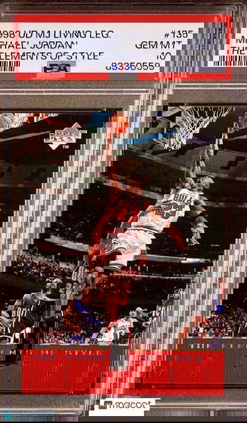 POP 5 PSA 10 Michael Jordan 1998 Upper Deck Elements of Style Rare 90s Insert MJ