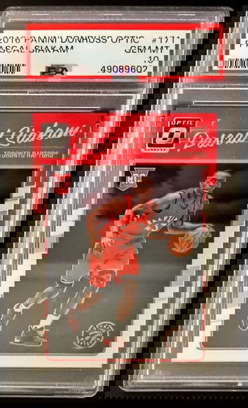 2016-17 Donruss Optic Pascal Siakam #171 RC Rookie - PSA 10 Gem! Raptors