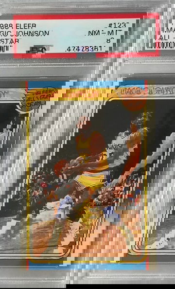 Magic Johnson !988 Fleer All-Star #123 - PSA 8