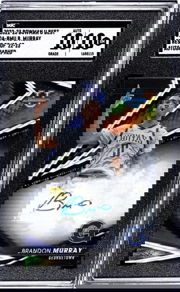 2022 Bowman Best Brandon Murray #BOA-BMU Auto SGC 10 Auto 10