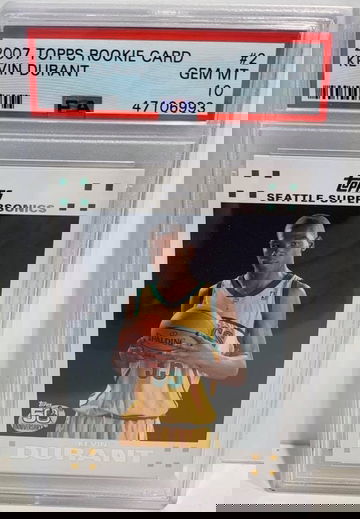 2007 TOPPS KEVIN DURANT PSA 10