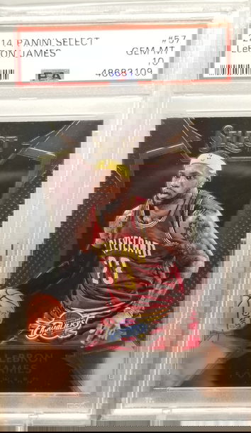 2014-15 Panini Select LEBRON JAMES Cavaliers Concourse Level #57 PSA 10 Gem Mint