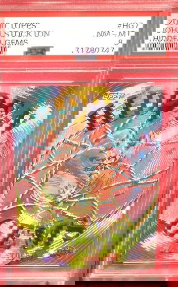 John Stockton Hidden Gems 2000 Topps Basketball Card #HG7 PSA 8