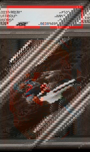 2023 PANINI PRIZM CJ STROUD FIREWORKS #F10 RC ROOKIE PSA 9