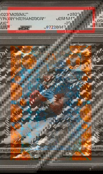 Anthony Richardson Orange Mosaic PSA 10 Rookie /199