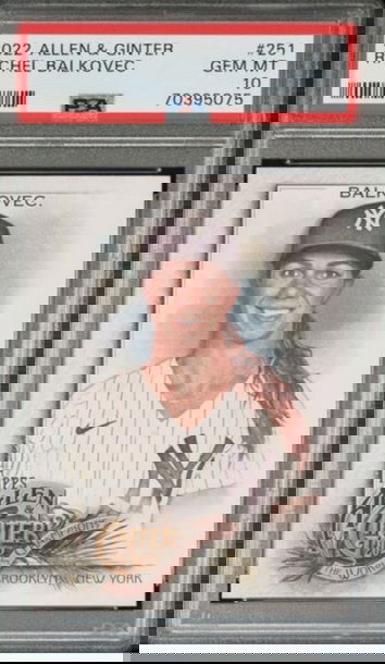 2022 Allen & Ginter #251 Rachel Balkovec RC PSA 10 POP 2