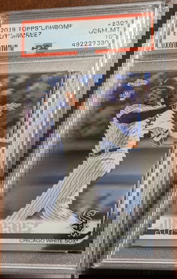 2019 Topps Chrome Eloy Jimenez RC PSA 10