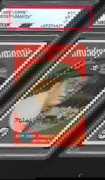 1959 Topps Mickey Mnatle