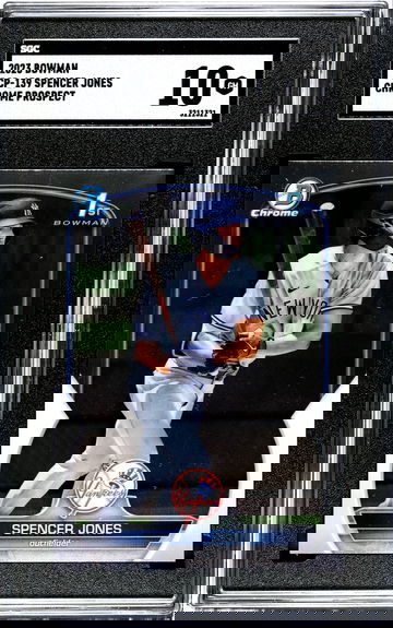 2023 Bowman 1st Chrome Spencer Jones SGC 10 #BP-139 New York Yankees Prospect