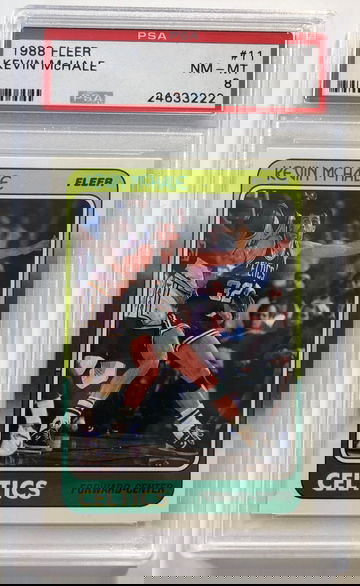 1988 Fleer Kevin McHale PSA 8