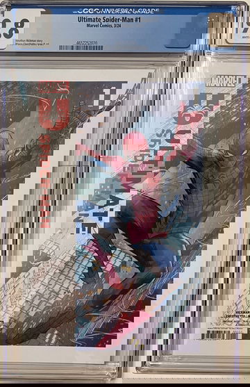 ULTIMATE SPIDER - MAN # 1 MARVEL COMICS 2024  CGC 9.8 WHITE PAGES