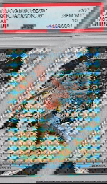 New listing
2018 Panini Prizm Mosaic 37 Jaren Jackson Jr. PSA 10 Rookie Silver Grizzlies