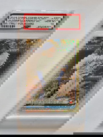 2019 Topps Complete Set Vladimir Guerrero Jr Batting Foilboard #/162 RC PSA 10 Gem Mint 