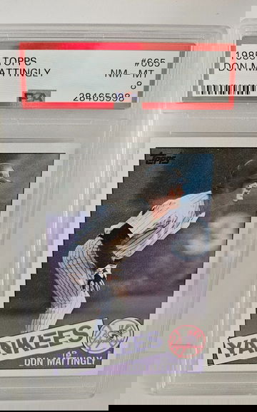 1985 Topps Don Mattingly #665 PSA 8