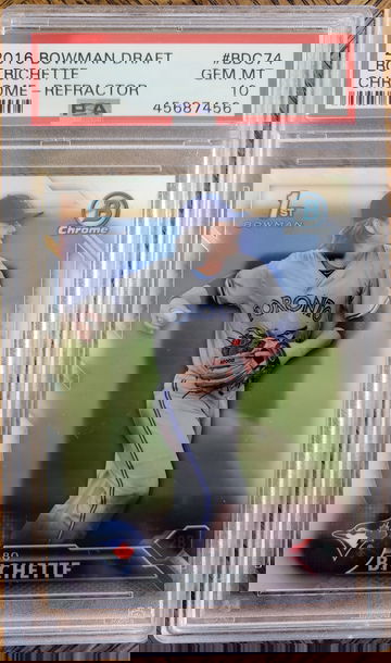 2016 Bowman Draft Chrome Bo Bichette Refractor PSA 10