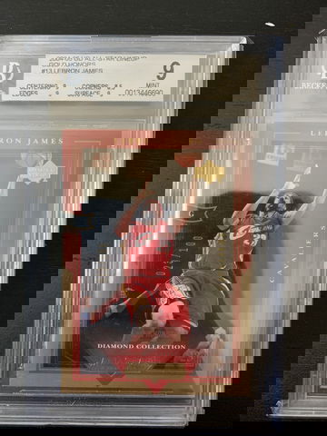 2004-05 All star lineup Gold Honors Lebron James 23/100 BGS 9