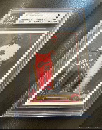 2003-04 Topps Lebron James #221 BGS 8 w/9.5 centering