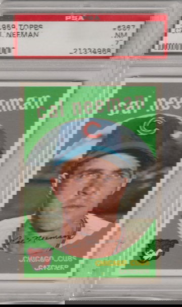 1959 Topps #367 Cal Newman PSA 7 (Near Mint)