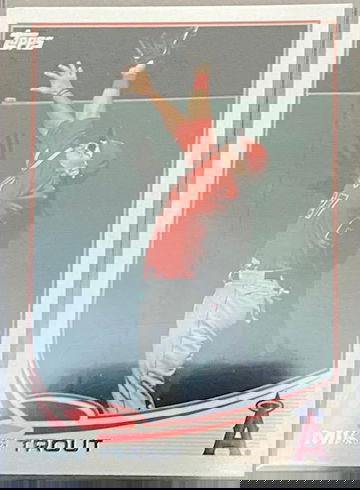 2013 Topps Mike Trout Variation Climbing the Wall