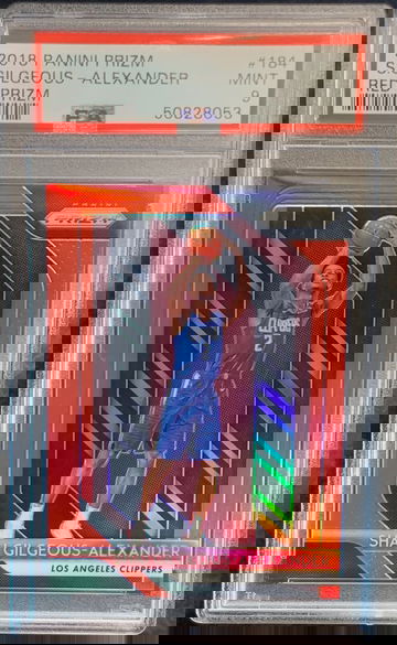 2018 Panini Prizm Red Shai Gilgeous-Alexander PSA 9