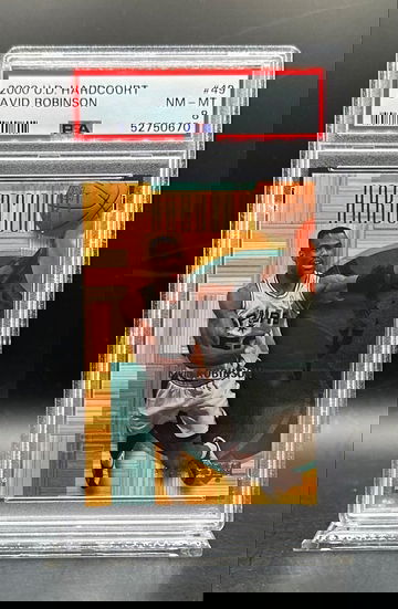 2000 DAVID ROBINSON #49 UD HARDCOURT PSA 8 MVP HOF SAN ANTONIO SPURS 