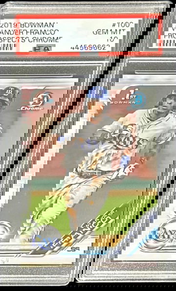 2019 Bowman Chrome Wander Franco #100 PSA 10