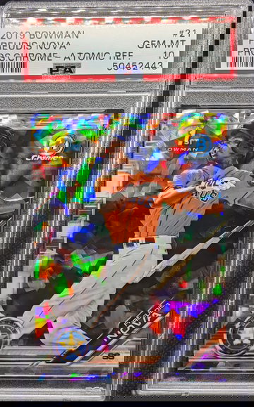 2019 Bowman Chrome Freudis Nova 1st Atomic #21 PSA 10