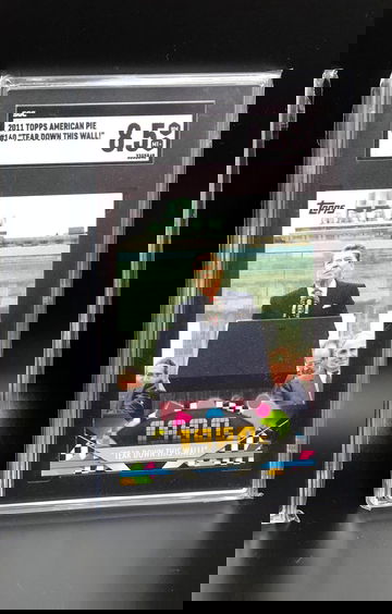 2011 Ronald Reagan Topps American Pie series 1 SGC 8.5 rare 