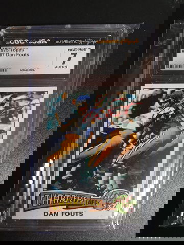 1975 Topps #367 Dan Foutz RC Auto CGC JSA 