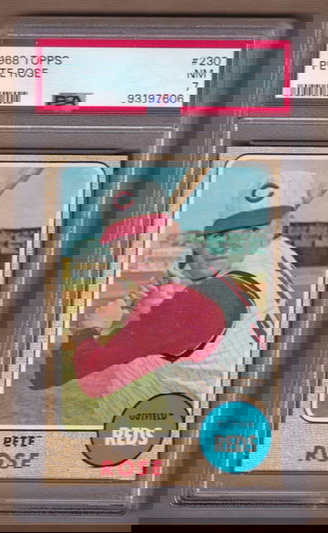 1968 Topps #230 Pete Rose PSA 7