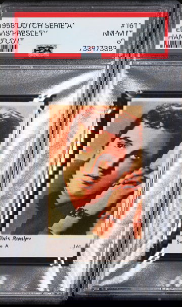 Elvis Presley 1958 Dutch Serie A Jenkki #161 PSA 8 RARE POP 1. NONE HIGHER!