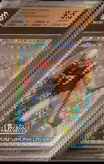 2010 Topps Chrome Rob Gronkowski Xfractor BGS 9.5