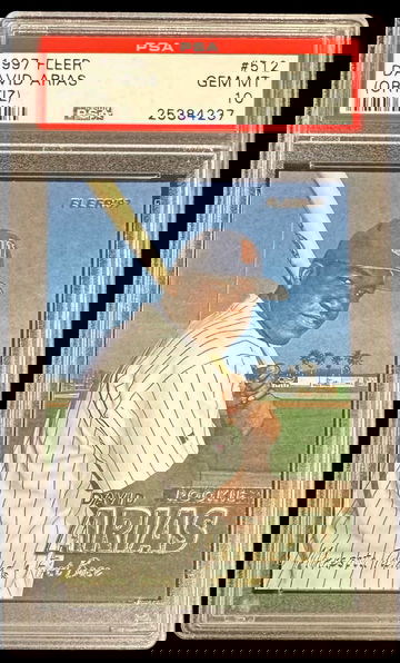 1997 FLEER DAVID ARIAS (ORTIZ) ROOKIE PSA 10 GEM MINT