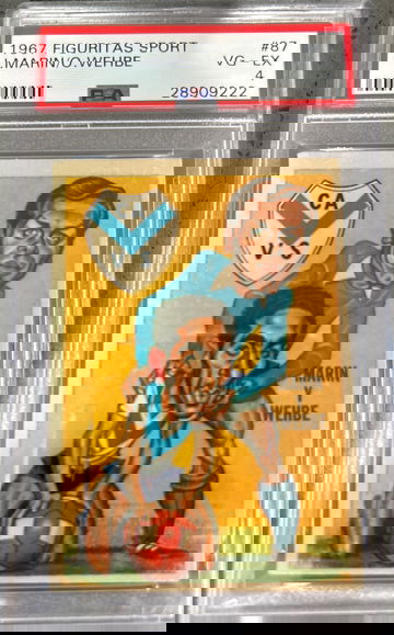 1967 Figuritas Sport J. Marin/O. Wehbe PSA 4