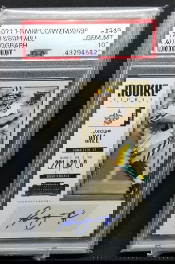 Taysom Hill 2017 Contenders rookie auto psa 10