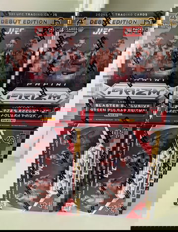 (4) 2021 UFC Prizm Blaster Boxes - Sealed 4 blasters