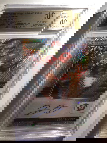 2020 Panini Prizm Jerry Jeudy DP Auto Mojo Prizm Pristine 10!