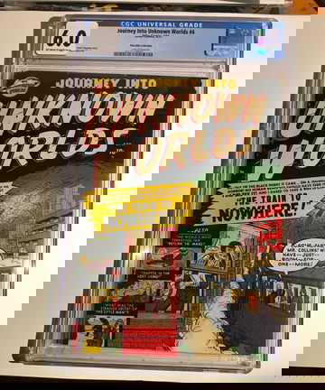 Journey into Unknown Worlds #4 -Palo Alto Collection -CGC 6.0 OW/W Pages