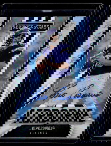 2023 Panini Rookies & Stars Airborne Prizm Kirk Cousins #AI-21 Auto /25