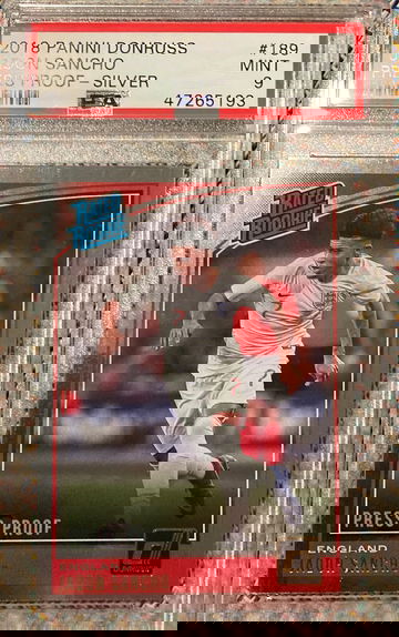 2018 Donruss Jadon Sancho PP Silver