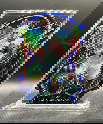 2020 TUA TAGOVAILOA #45 SELECT CHECKERBOARD BLUE REFRACTOR DIE CUT ROOKIE RC MIAMI DOLPHINS 