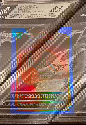 Giannis Antetokounmpo 2013-14 Select Blue Refractor Rookie #/49